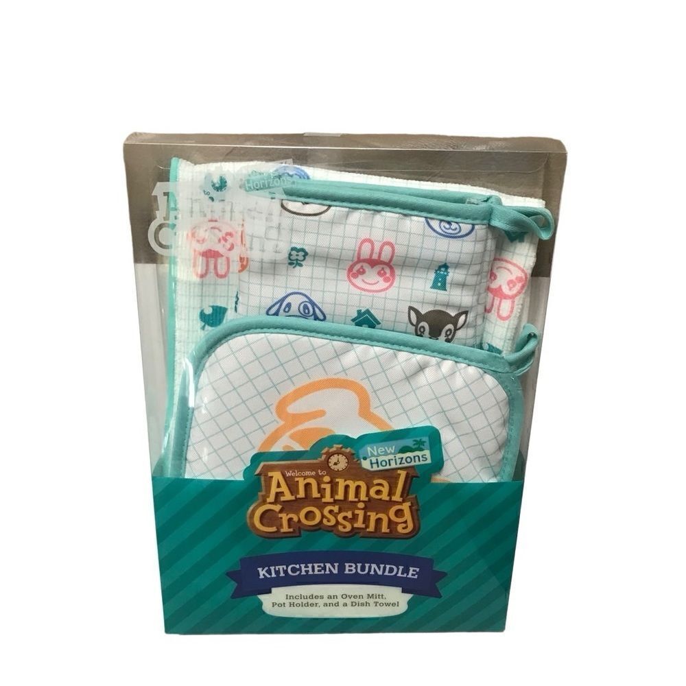 Animal Crossing New Horizons three-piece kitchen bundle set new-open box